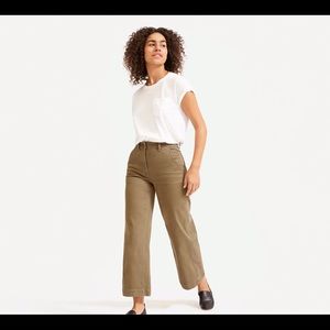 Everlane Wide Leg Crop in Ochre